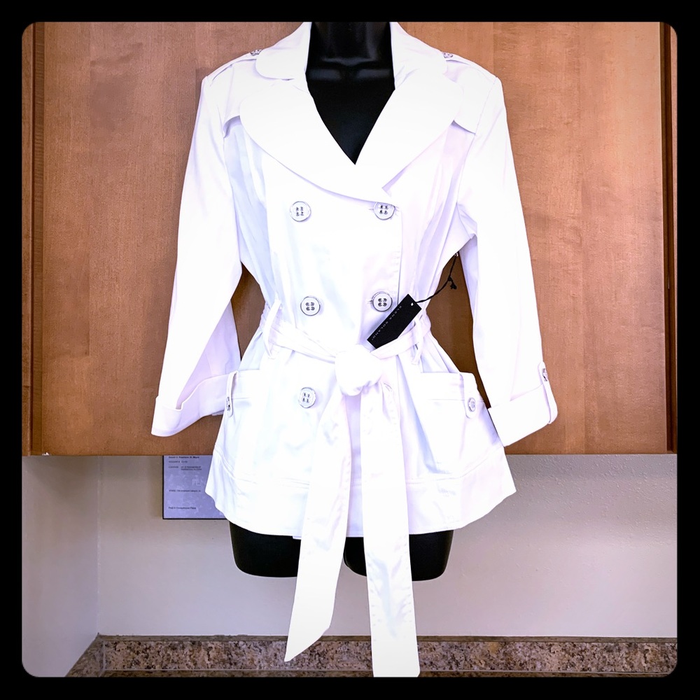 CLASSIC TRENCH ELENA SOLANO SZ MED NWT